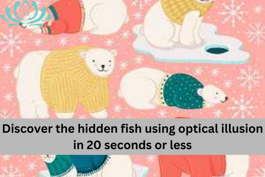 Discover the hidden fish using optical illusion in 20 seconds or less