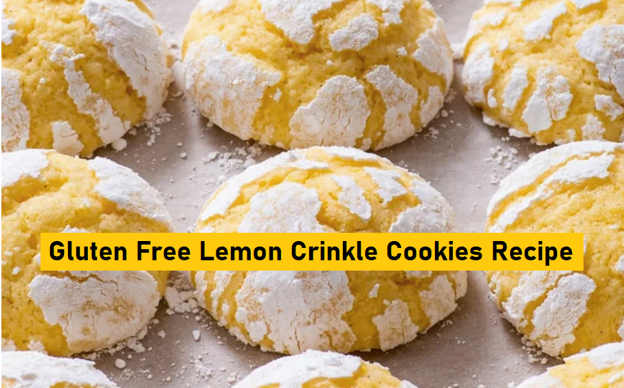 Gluten Free Lemon Crinkle Cookies Recipe
